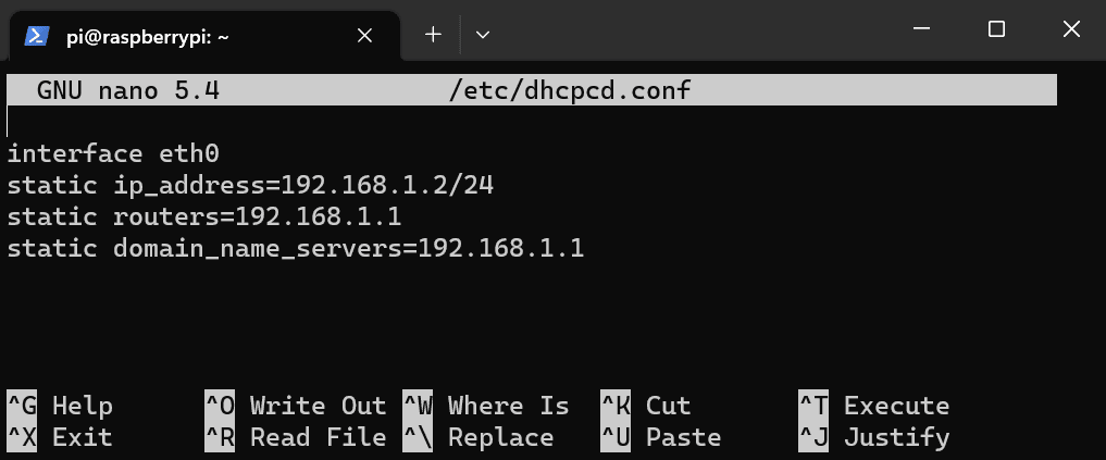 Set-up a Static IP Address for Raspberry Pi-4